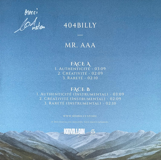 Vinyle 404billy - MR. AAA