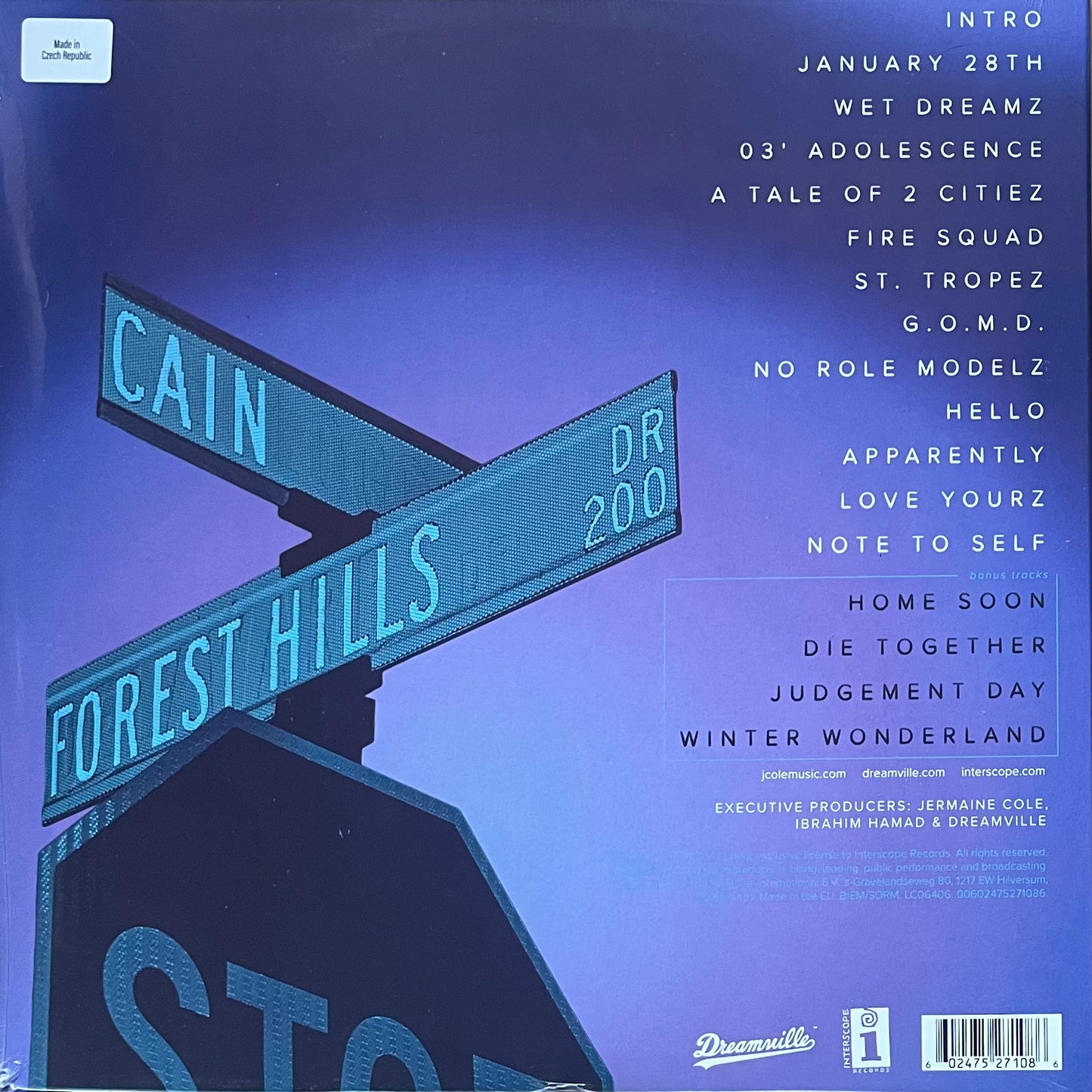 J. Cole - 2014 Forest Hills Drive (10th year anniversary)