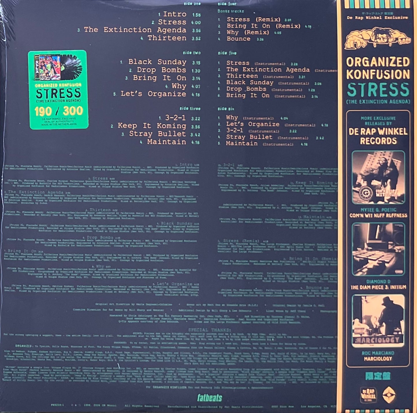 Organized Konfusion - Stress: The extinction agenda