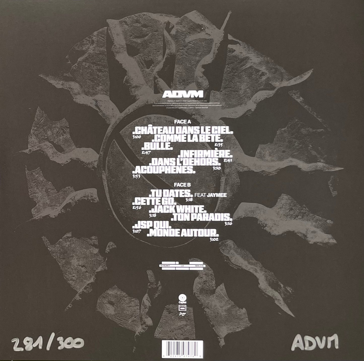 ADVM - Eteint le soleil