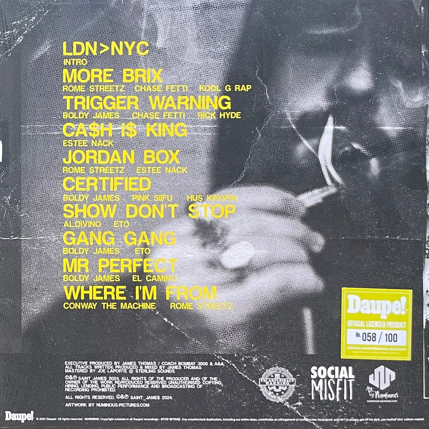 Saint Jame$ - By any mean$