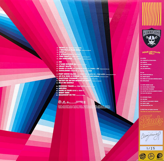 Cuizinier - Pour les filles street tape volume 1 (Obi, signé)