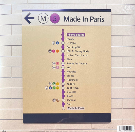 Pi'erre Bourne - Made in Paris (signed)