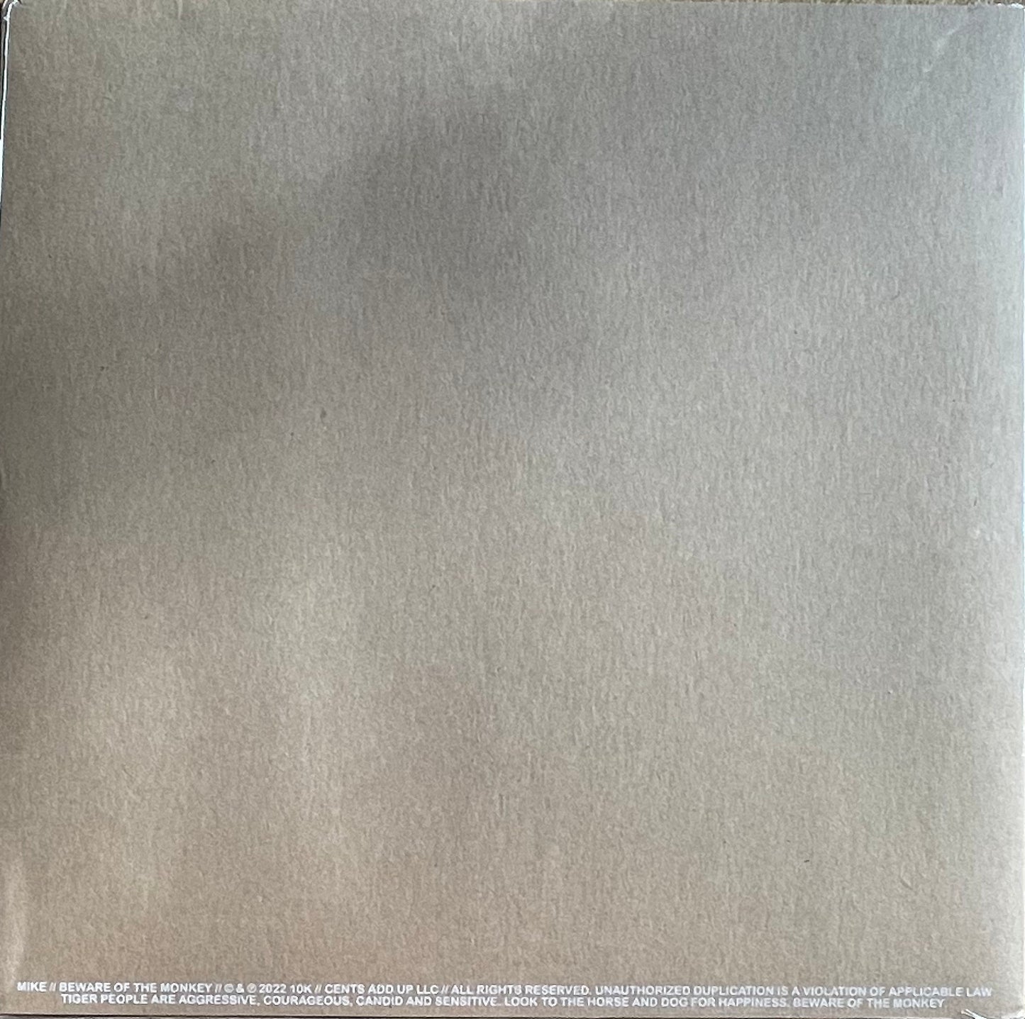 Mike - Beware of the monkey