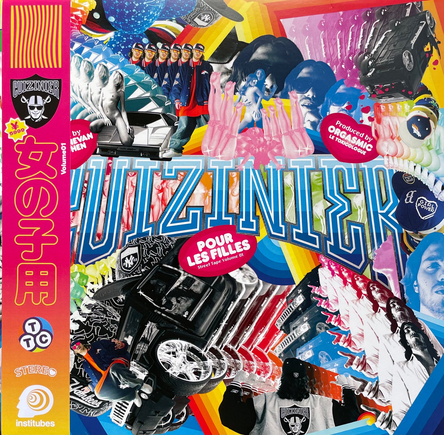 Cuizinier - Pour les filles street tape volume 1 (Obi, signé)