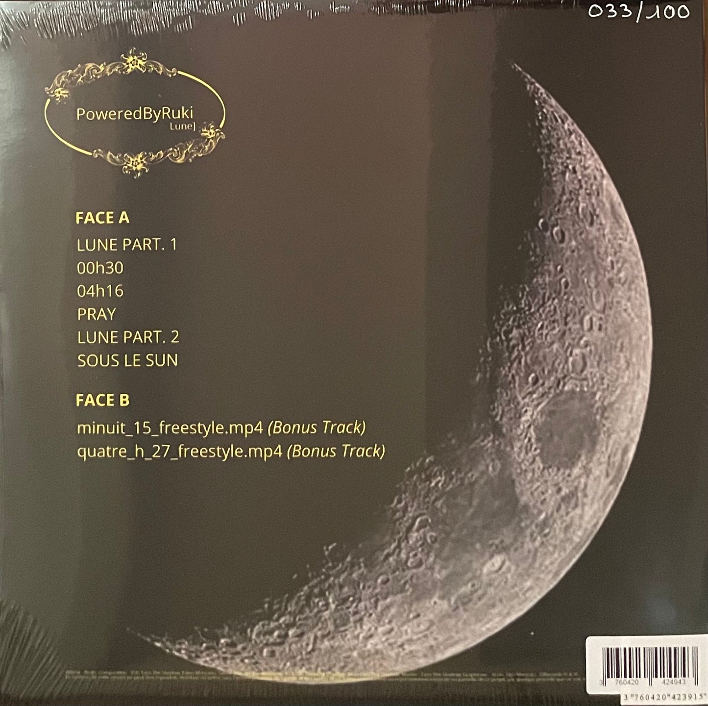 8ruki - PoweredByRuki : Lune] (Edition splatter Numérotée)