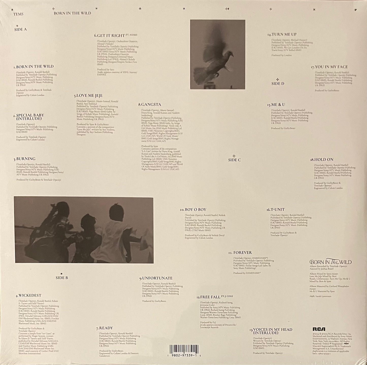 Tems - Born in the wild (Limited edition Alt Cover)