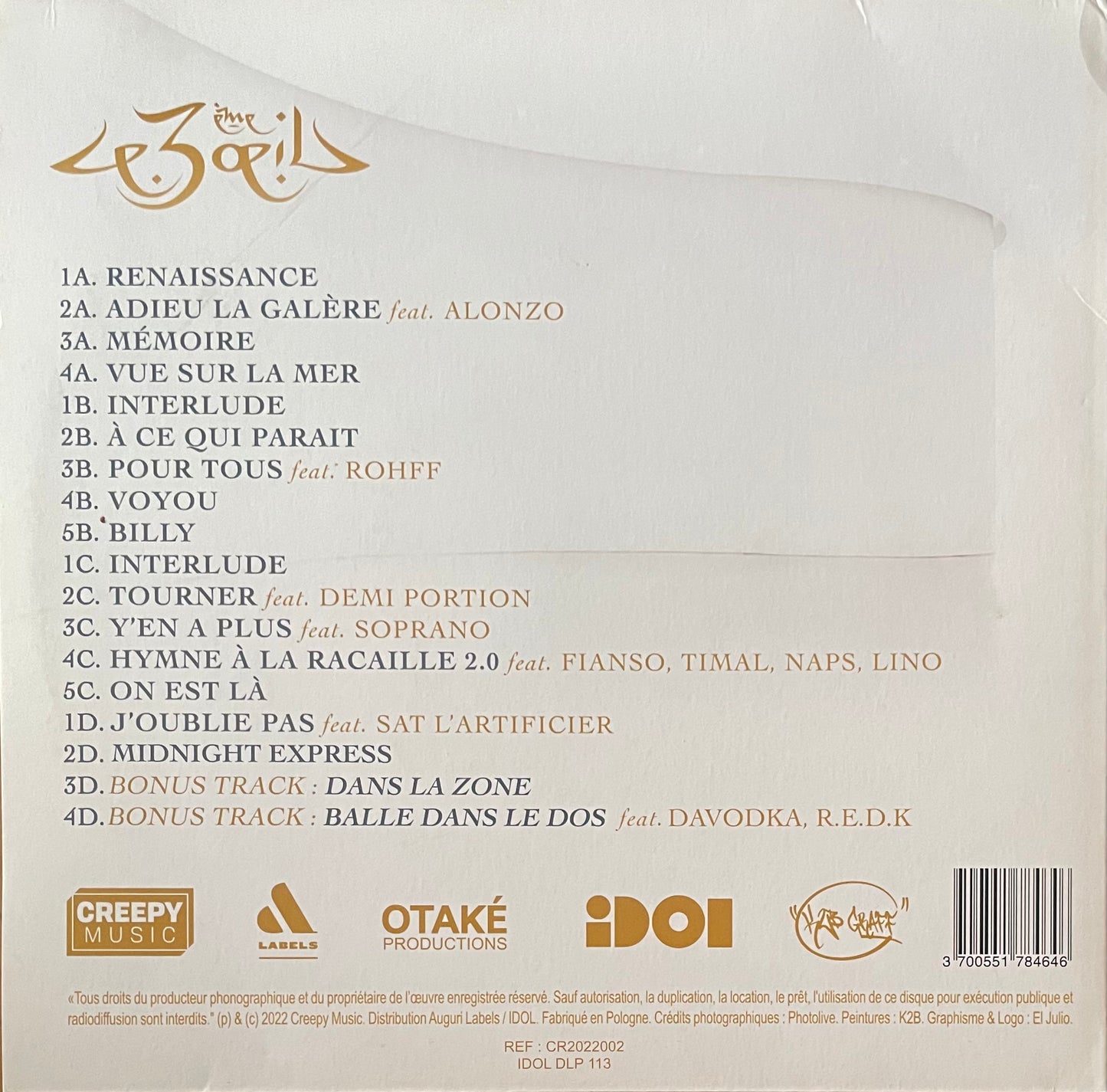 Le 3ème oeil - Renaissance (signé)